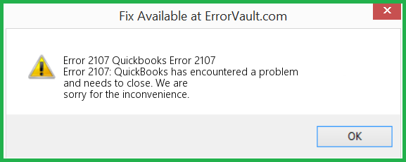 QuickBooks Payroll Error 2107